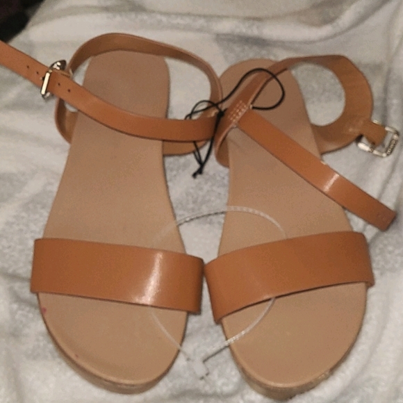 Wild Diva Shoes - Tan Sandals